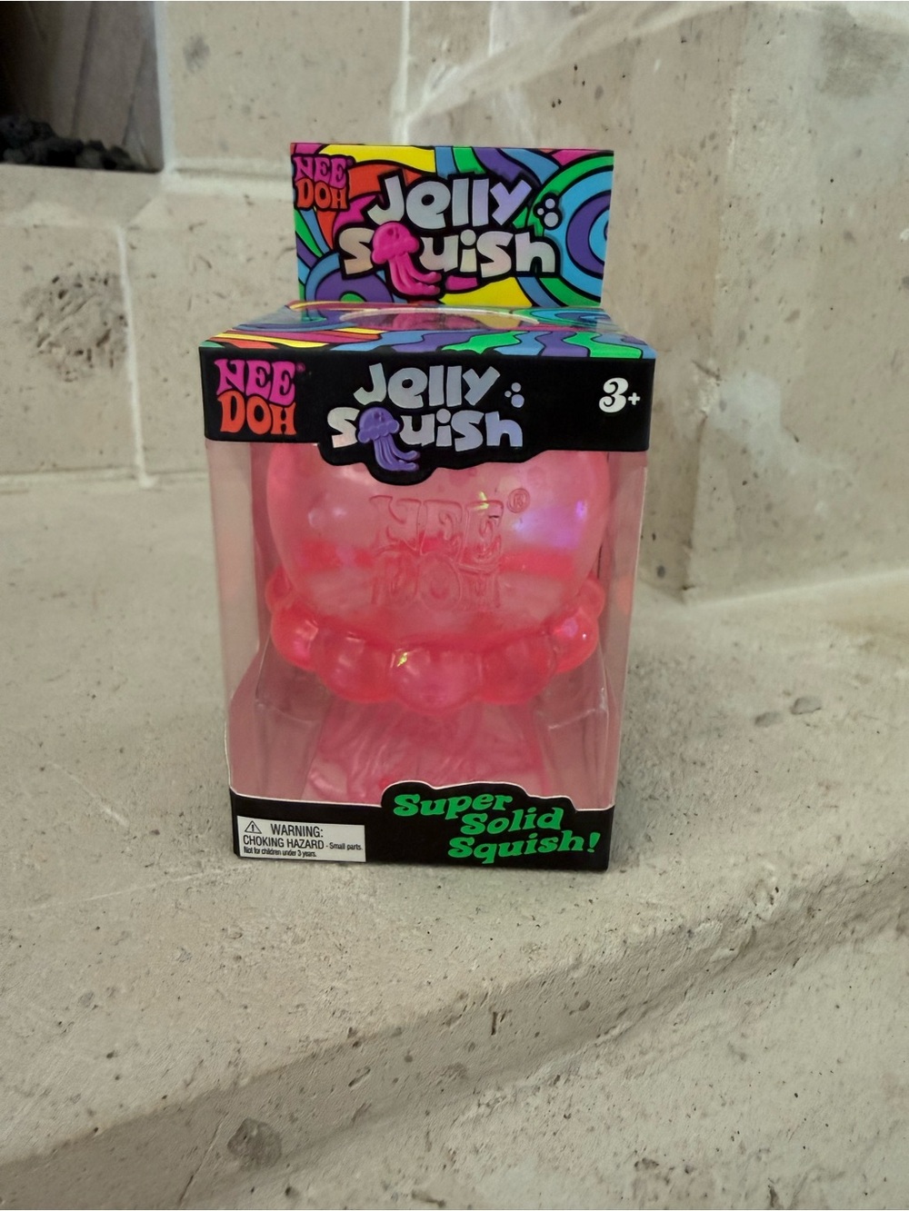 *NEW* Pink NeeDoh Jellysquish.